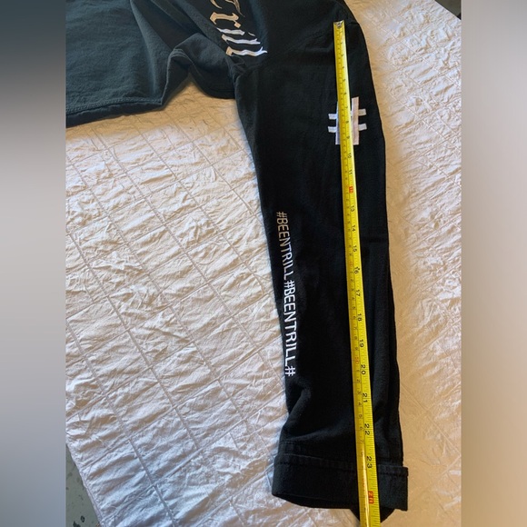 BEEN TRILL Shirt Mens L Black Brushed Cotton Button Up #BEENTRILL# - Picture 4 of 15